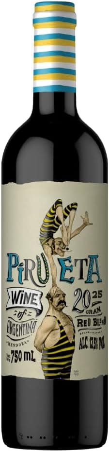 Vinho Fino Tinto Argentino Pirueta Varietal Red Blend 750ml