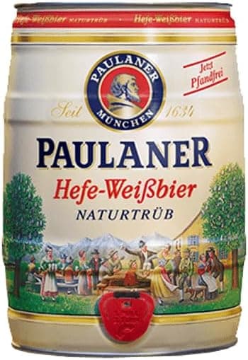 Cerveja Paulaner Hefe Weissbier Barril 5 L