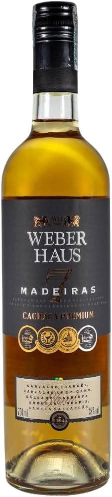 Weber Haus Cachaca Premium 7 Madeiras 750 Ml Sabor 750 Ml