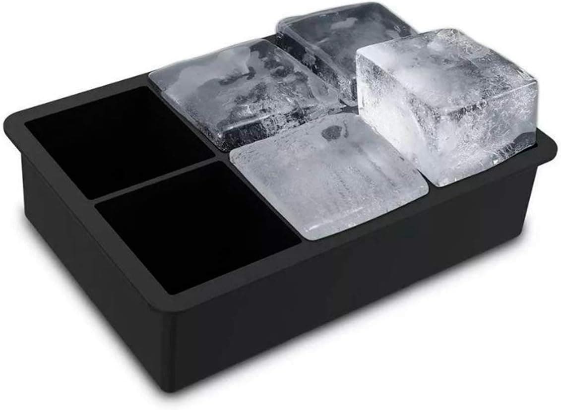 Forma De Gelo Silicone Cubo Grande 6 Cubos Drink Whisky Top (cores variadas)