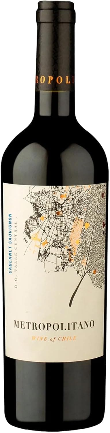 Vinho Tinto Chileno Metropolitano D.O. Valle Central Cabernet Sauvignon