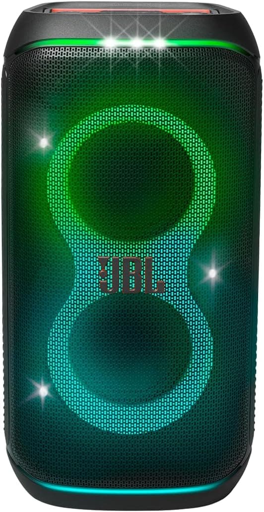 JBL, Caixa de Som, PartyBox Club 120, Bluetooth, Show de Luzes, À Prova de Respingos, Som JBL Pro Sound, 160W RMS - Preta