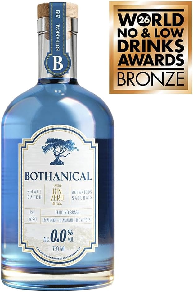 Bothanical Gin Zero Álcool | Gin Sem Álcool Pronto para Beber