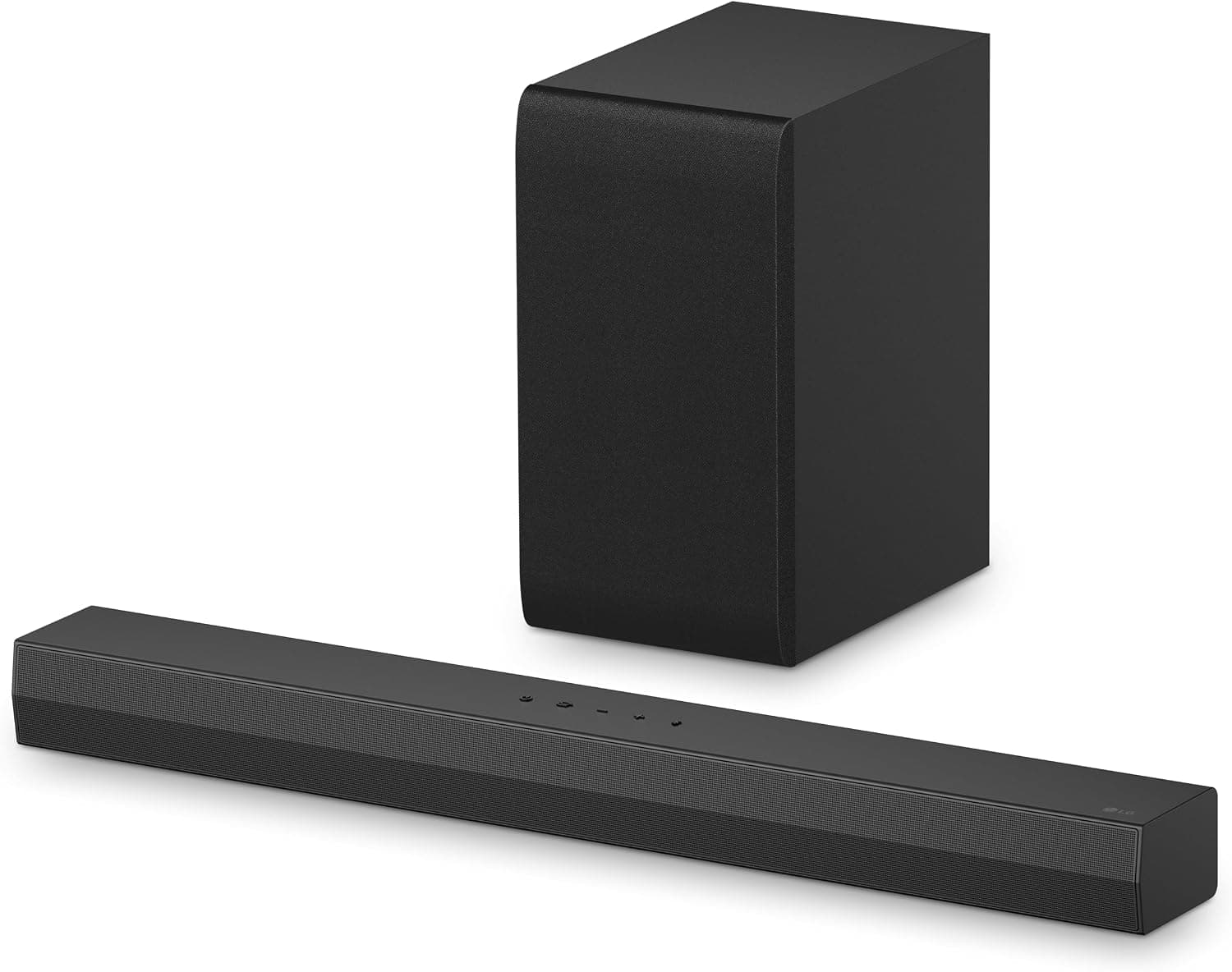 Soundbar LG 300W RMS, 2.1 Canais, Dolby Digital, Sem fios, Bluetooth 5.3, Entrada Óptica, HDMI, AI Sound Pro - S40T