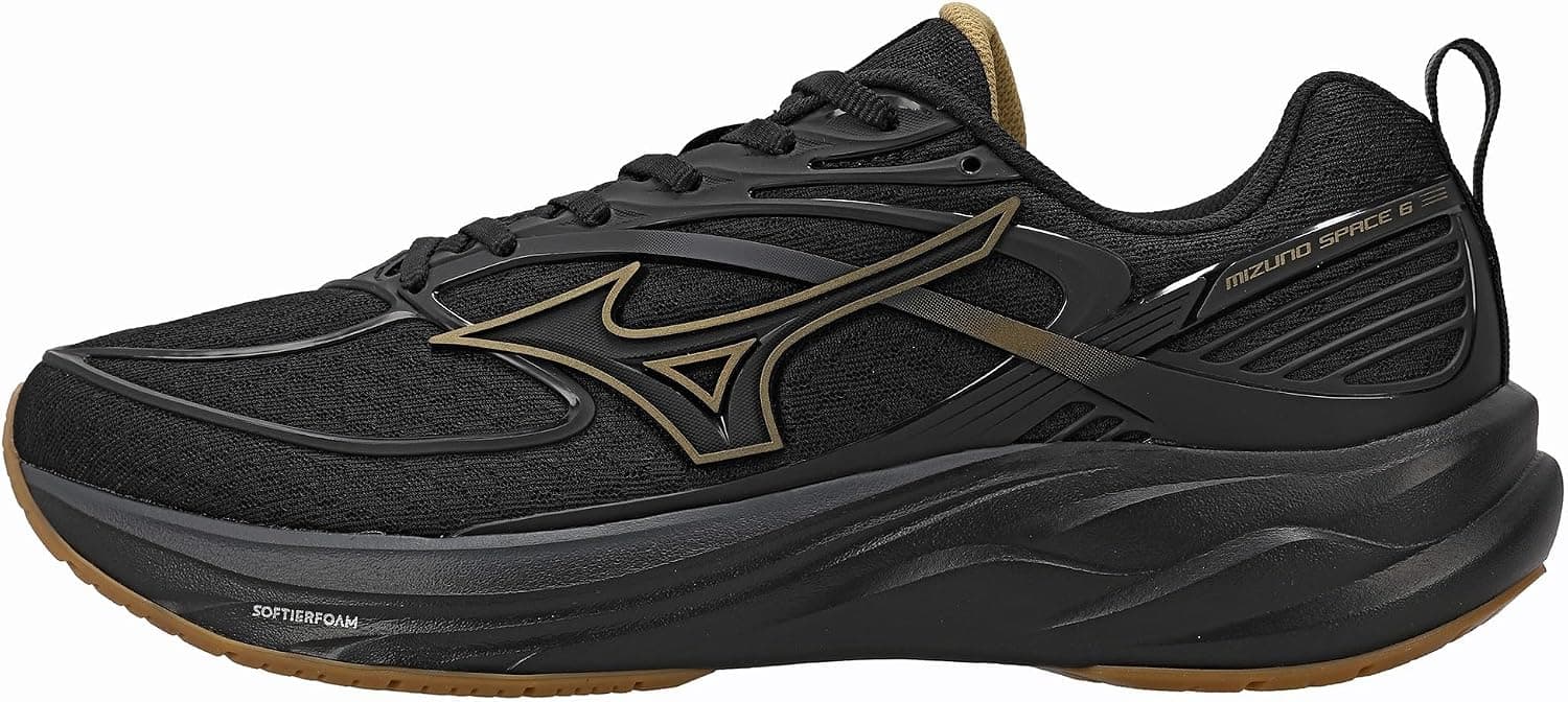 Tênis Mizuno Space 6 - Preto/Preto - Tamanho 36