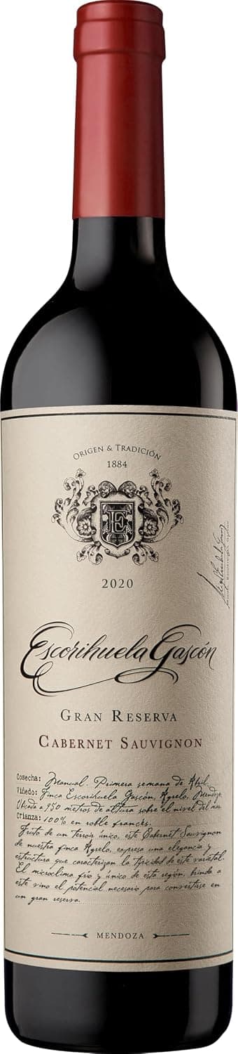 V T ESCORIHUELA GASCON GRAN RESERVA CAB SAUVIGNON 750 ML