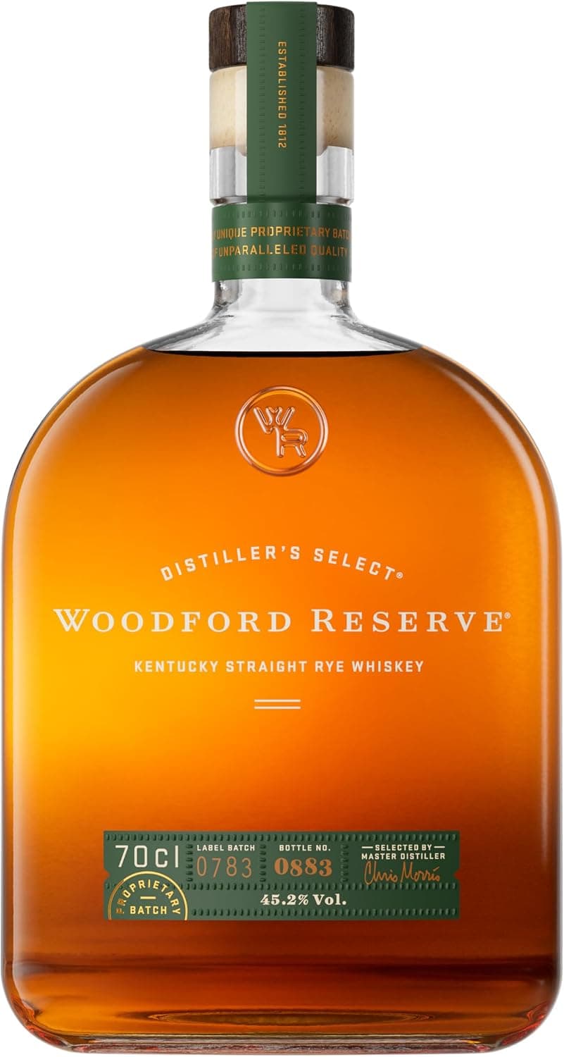 Woodford Reserve Kentucky Straight Rye Whiskey 700mL 90.4 Proof