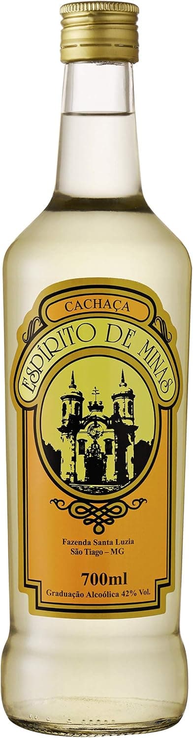 Cachaça Espírito de Minas Tradicional Artesanal de Alambique 700ml