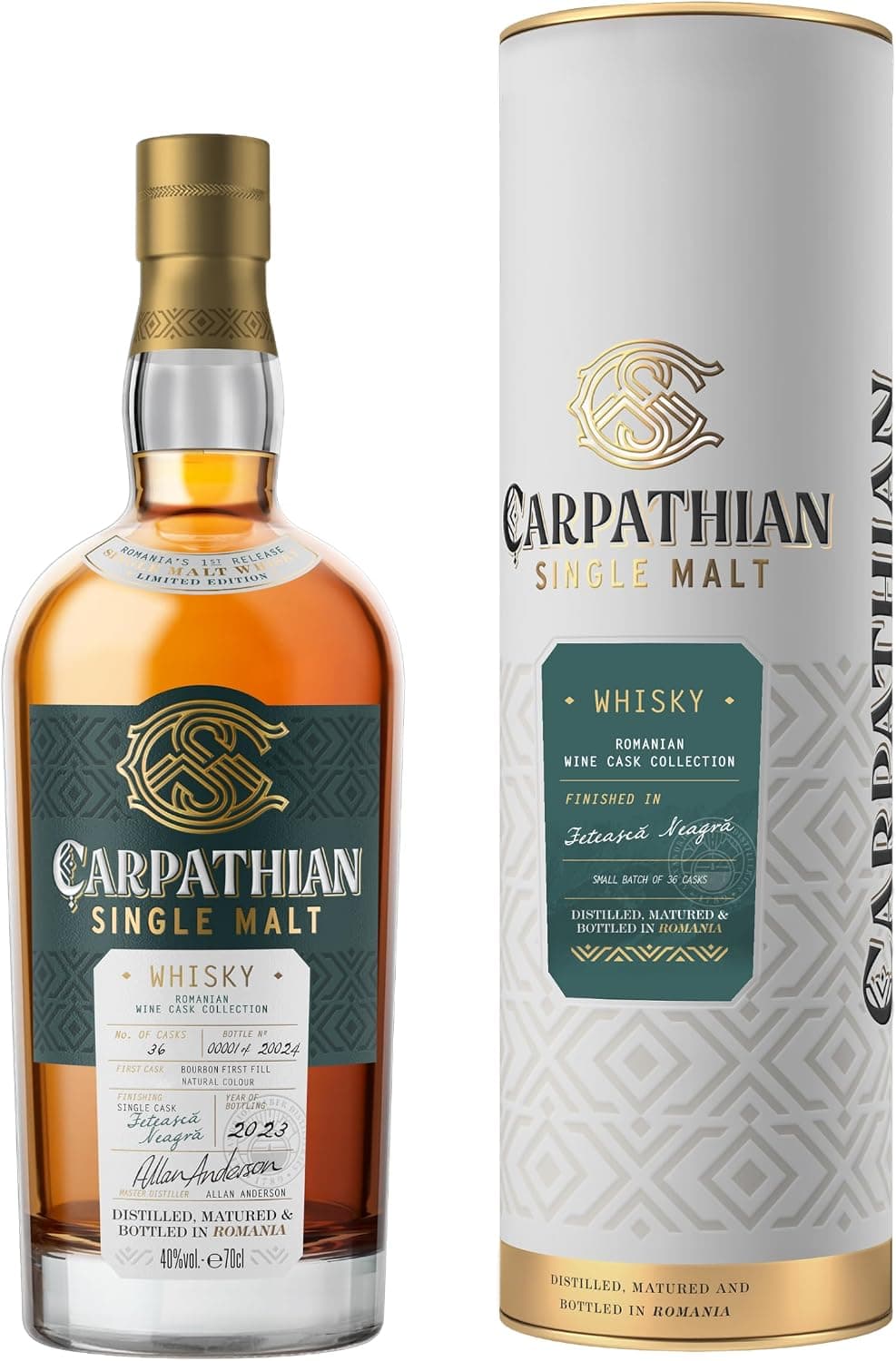 Whisky Pure Malt Carpathian Feteasca Neagra 700ml