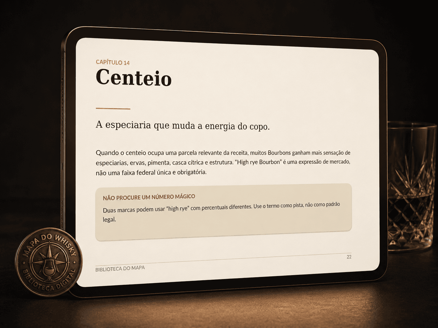 Página interna sobre Bourbon